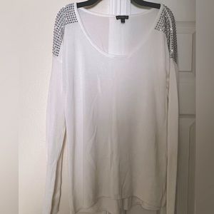 Express Sweater with studded shoulders